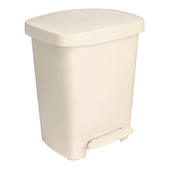 WASTECAN, STEP-ON RECTGL PLAS BGE 32QT