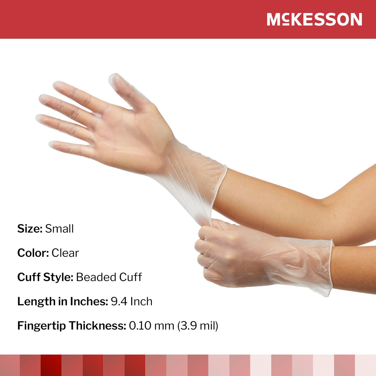 GLOVE, EXAM VNYL SM N/S (50/BX20BX/CS)