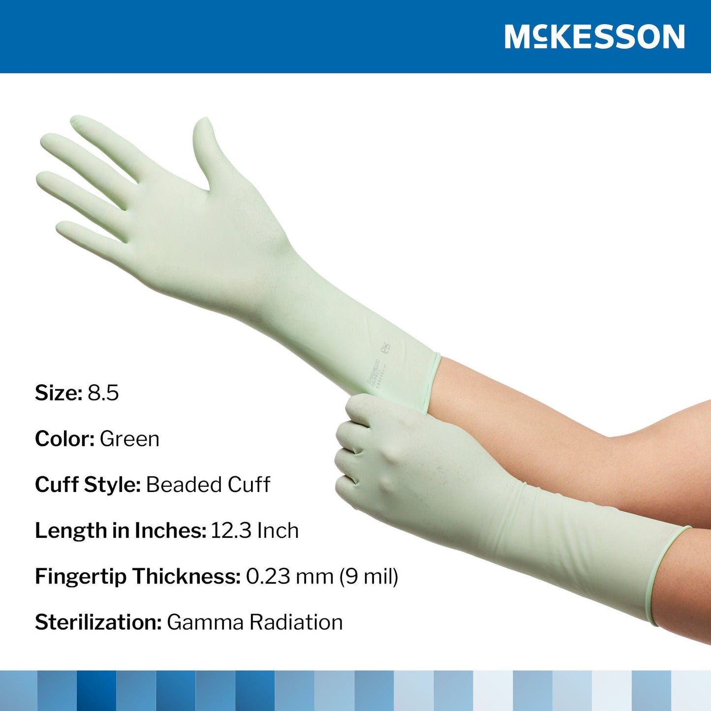 GLOVE, SURG PLYISO 8.5 STR2 SMTH CHEMO (50PR/BX 4BX/CS)