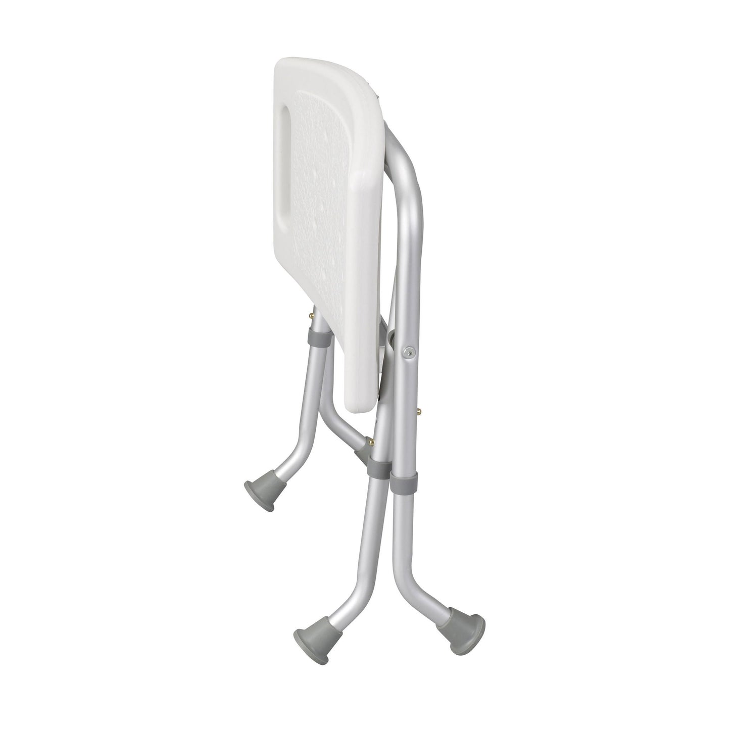 BENCH, BATH FOLDING ALUMINUM W/ANGLED LEGS