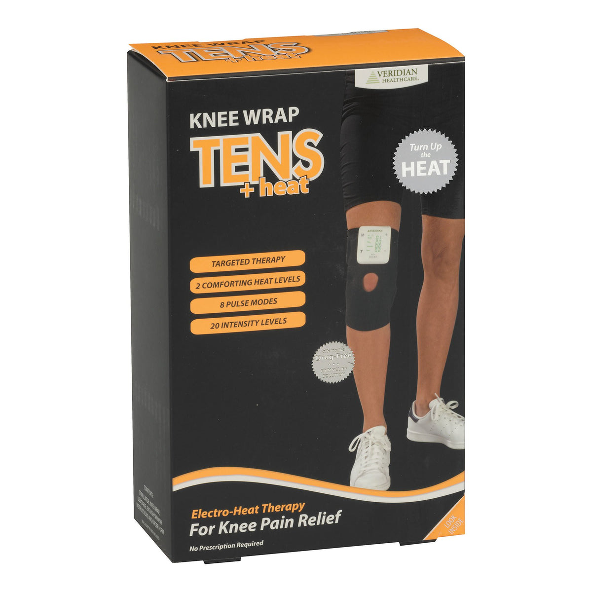 TENS UNIT, HEAT W/KNEE WRAP (12/CS)
