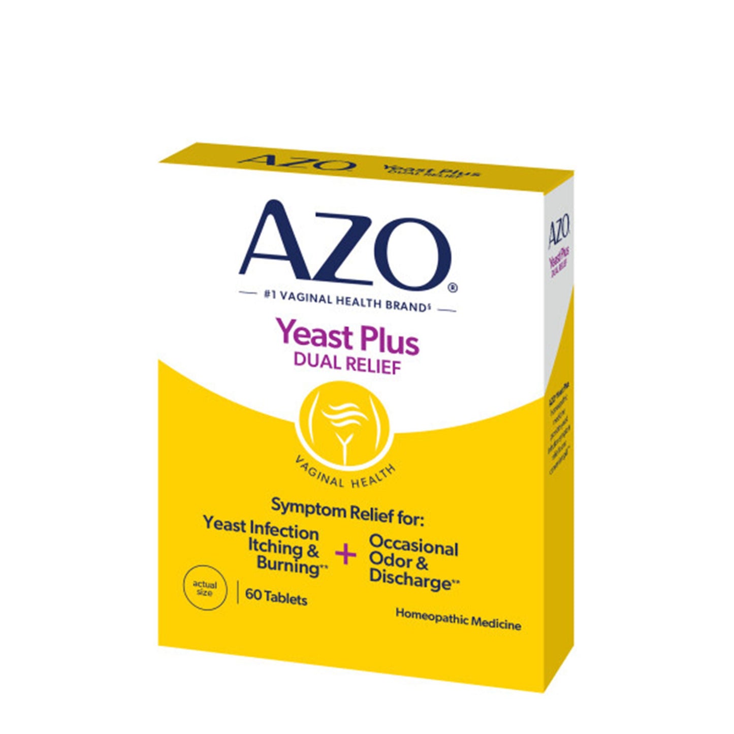 PAIN RELIEF, TAB AZO YEAST (60/BX 24BX/CS)