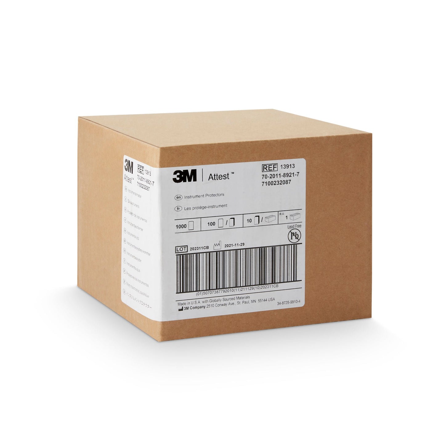 PROTECTOR, INSTR ATTEST 3.5X5-5/8" (100/PK 10PK/CS)