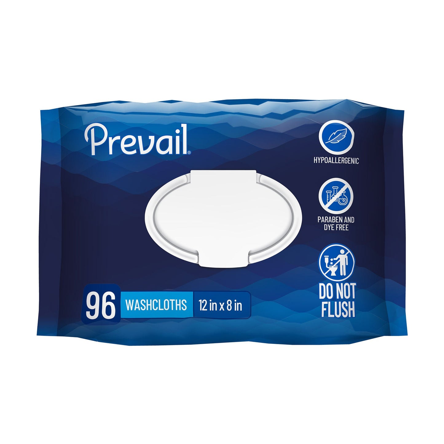 WIPE, INCONT PREVAIL SUPER 8X12" (96/PK 6PK/CS)