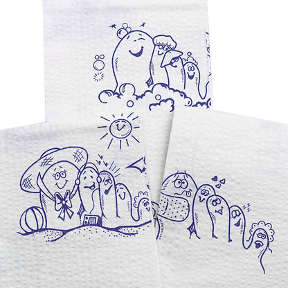 TOWEL, PODIATRY 2PLY 500S