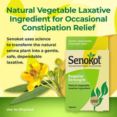 SENOKOT, TAB 8.6MG (50/BT)