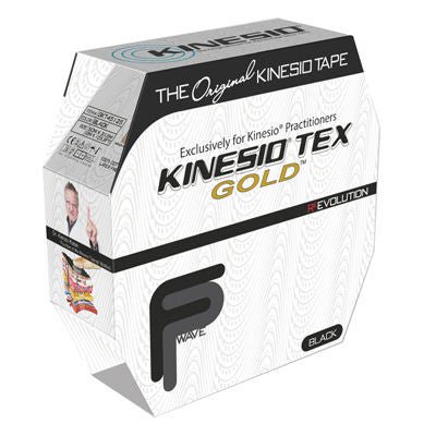 TAPE, MUSCLE KINESIO TEX GOLD FP BULK BLK 2"X34YDS