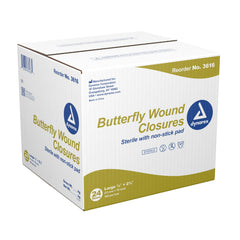 BANDAGE, BUTTERFLY 1/2"X2.75" (100/BX 24BX/CS)
