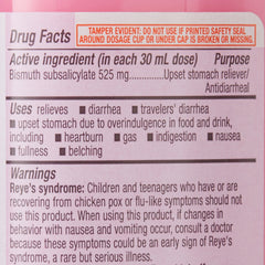 BISMUTH SUBSALICYLATE, ORAL SUSPN 525MG 8OZ