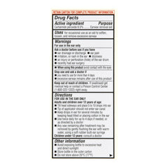 CLEANER, EARWAX REMOVAL DROPS 0.5OZ