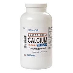 OYSTER SHELL CALCIUM+D, TAB 500MG (150/BT)