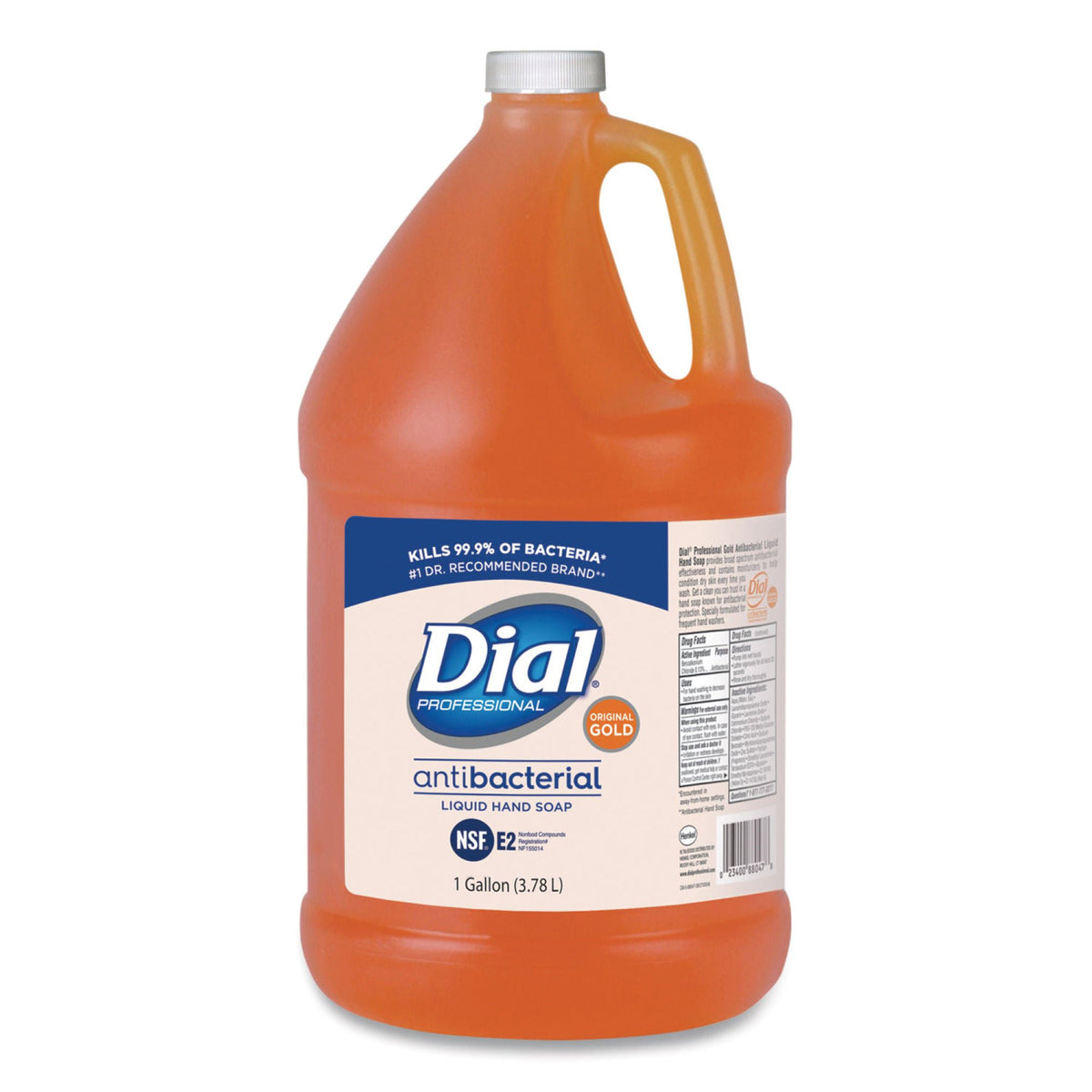 SOAP, DIAL LIQ UNSCENTD ANTIMICROBIAL GLD 1GL (4/CT)