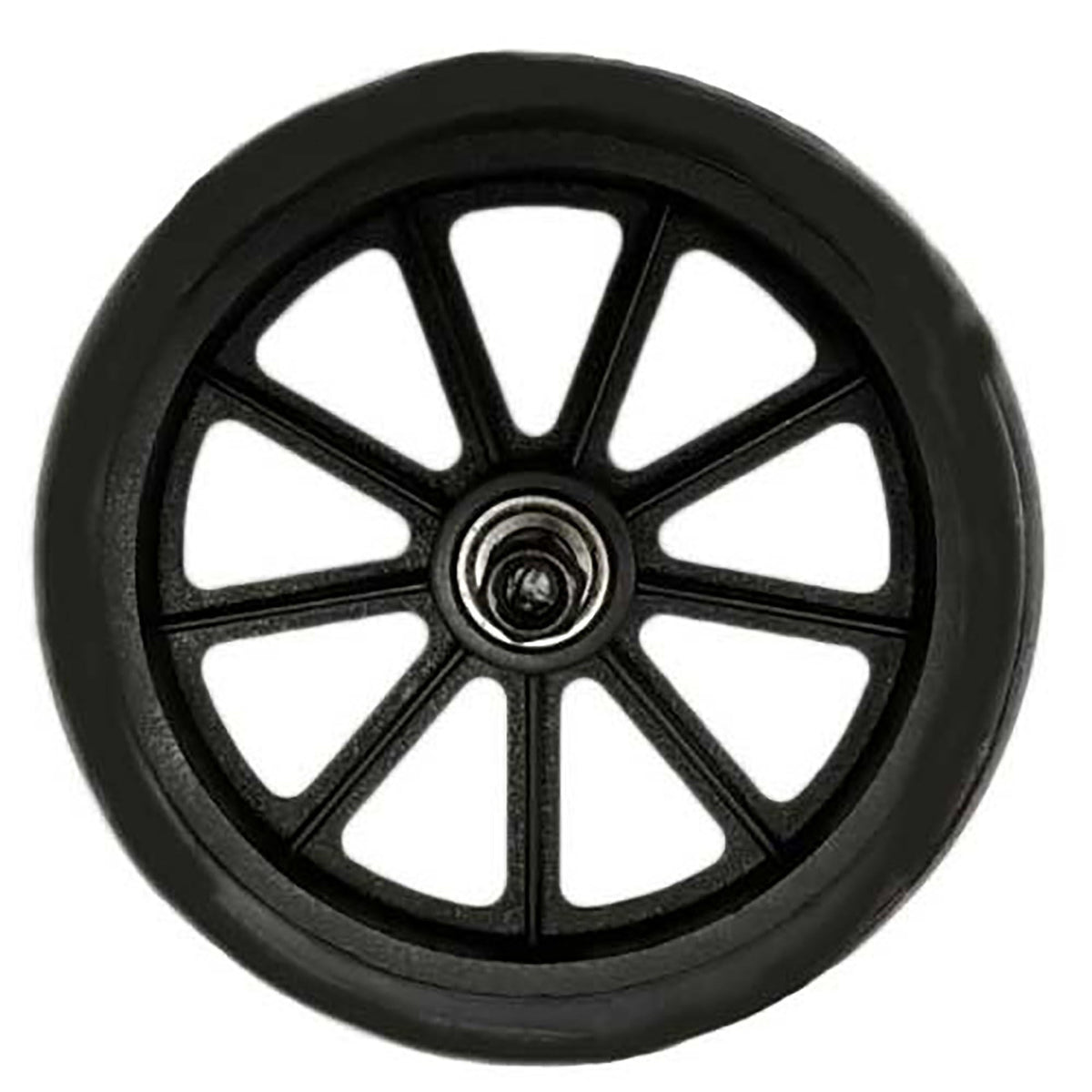 FRONT REAR WHEEL ASSEMBLY, F/726 ROLLATOR D/S
