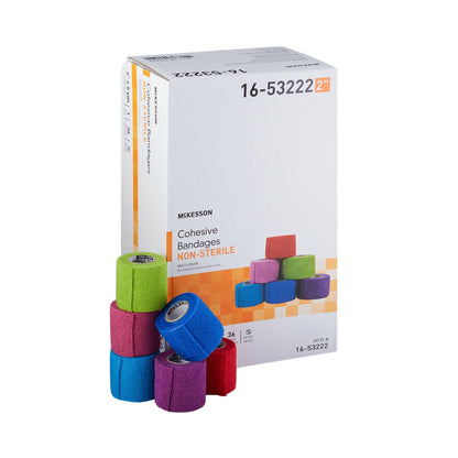 BANDAGE, COHESIVE N/S LF COLORPAK 2" (36/CS)
