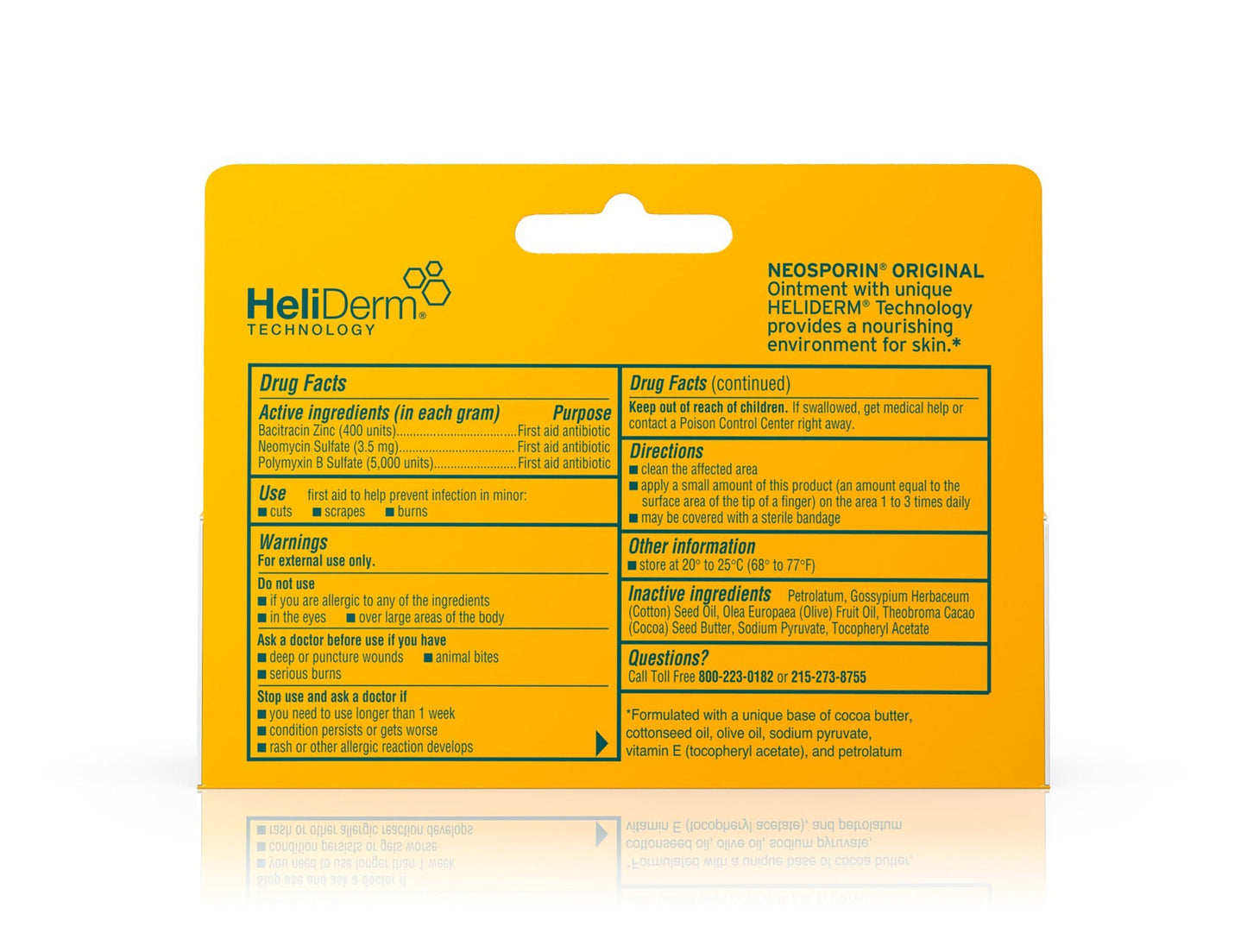 NEOSPORIN, OINT 3.5-400-5000MG1OZ (6/BX 4BX/CS) J&JOTC