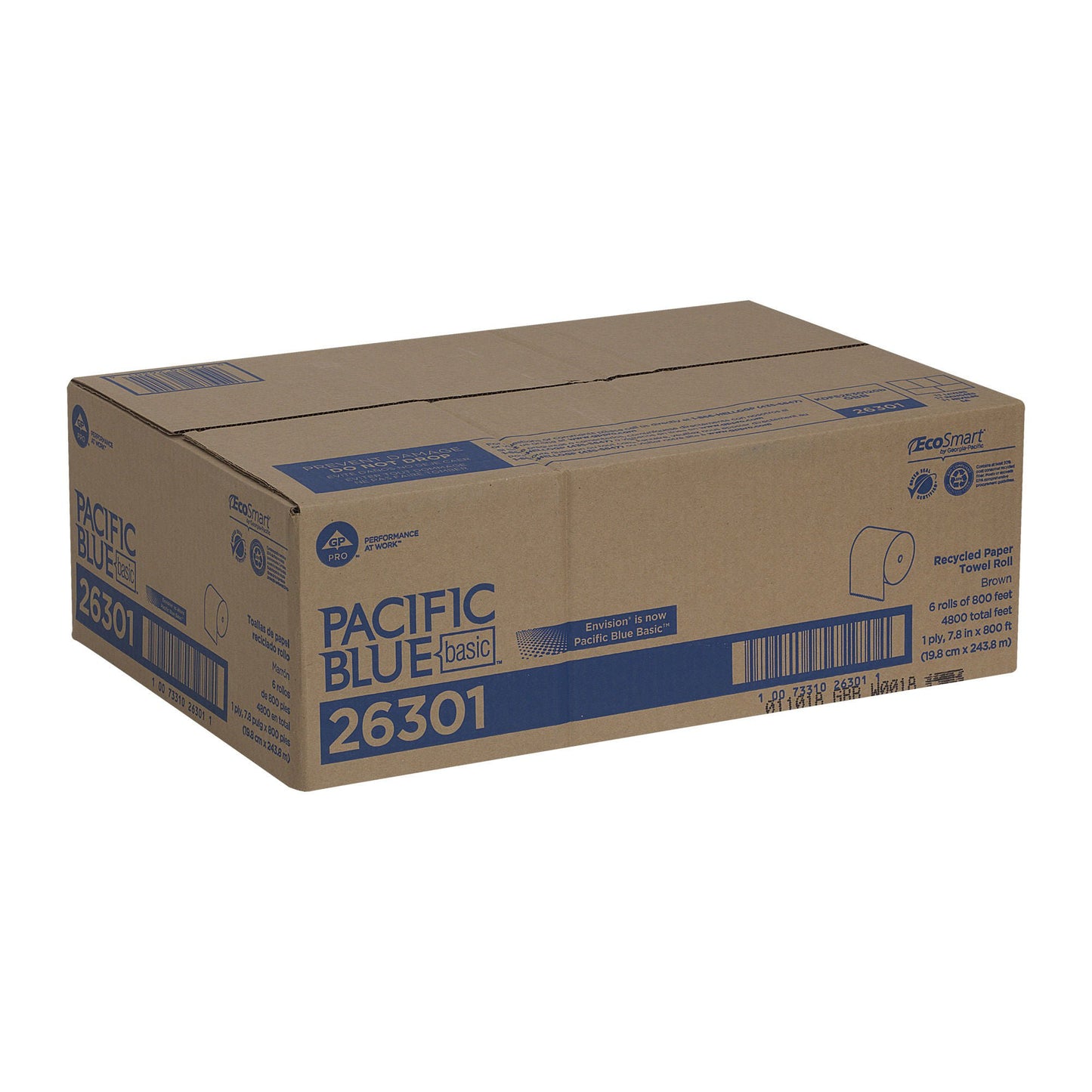 TOWEL, PAPER 7.87"X800' NAT (6RL/CS)
