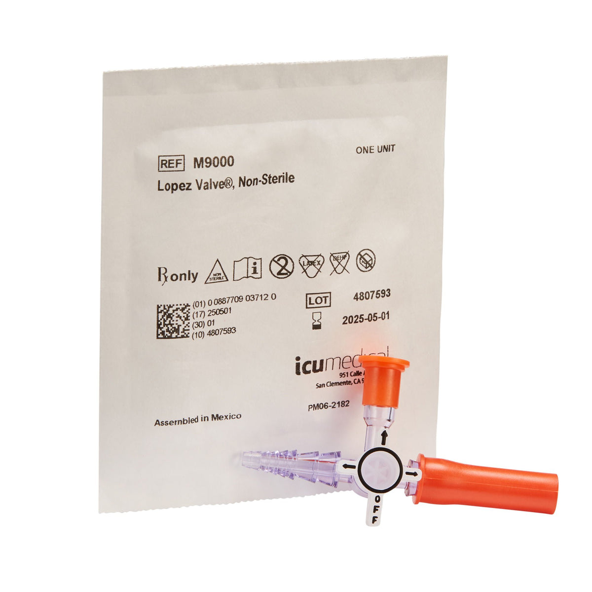 VALVE, LOPEZ FEEDING (50/CS)