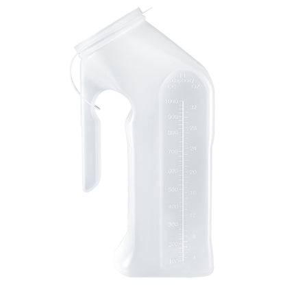 URINAL, W/TRANSPARENT LID (50/CS)