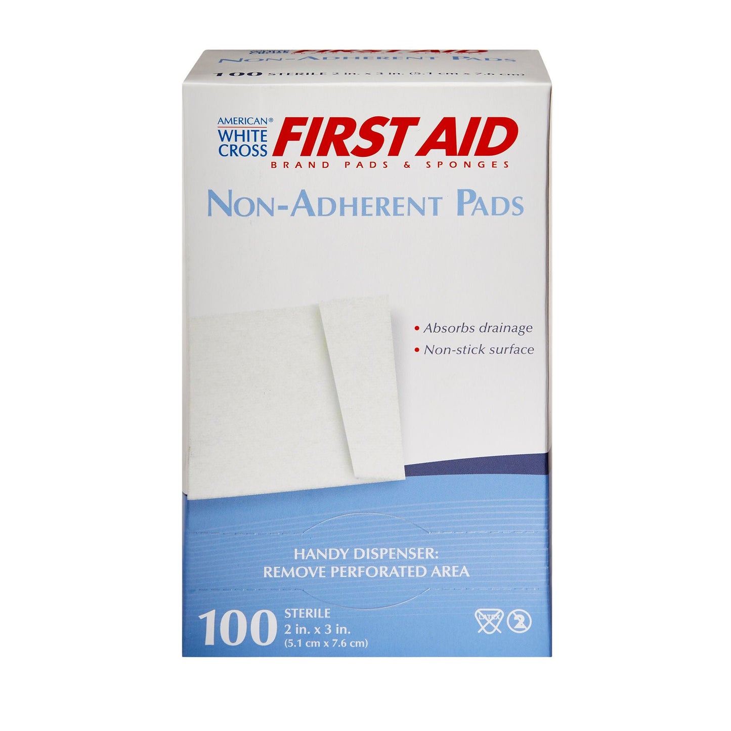 DRESSING, TELFA N/ADH STR 2"X 3" 1'S (100/BX) DERSCI