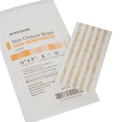 CLOSURE, SKIN FLEX LF TAN 1/8X3"(5/PK 50PK/BX 4BX/