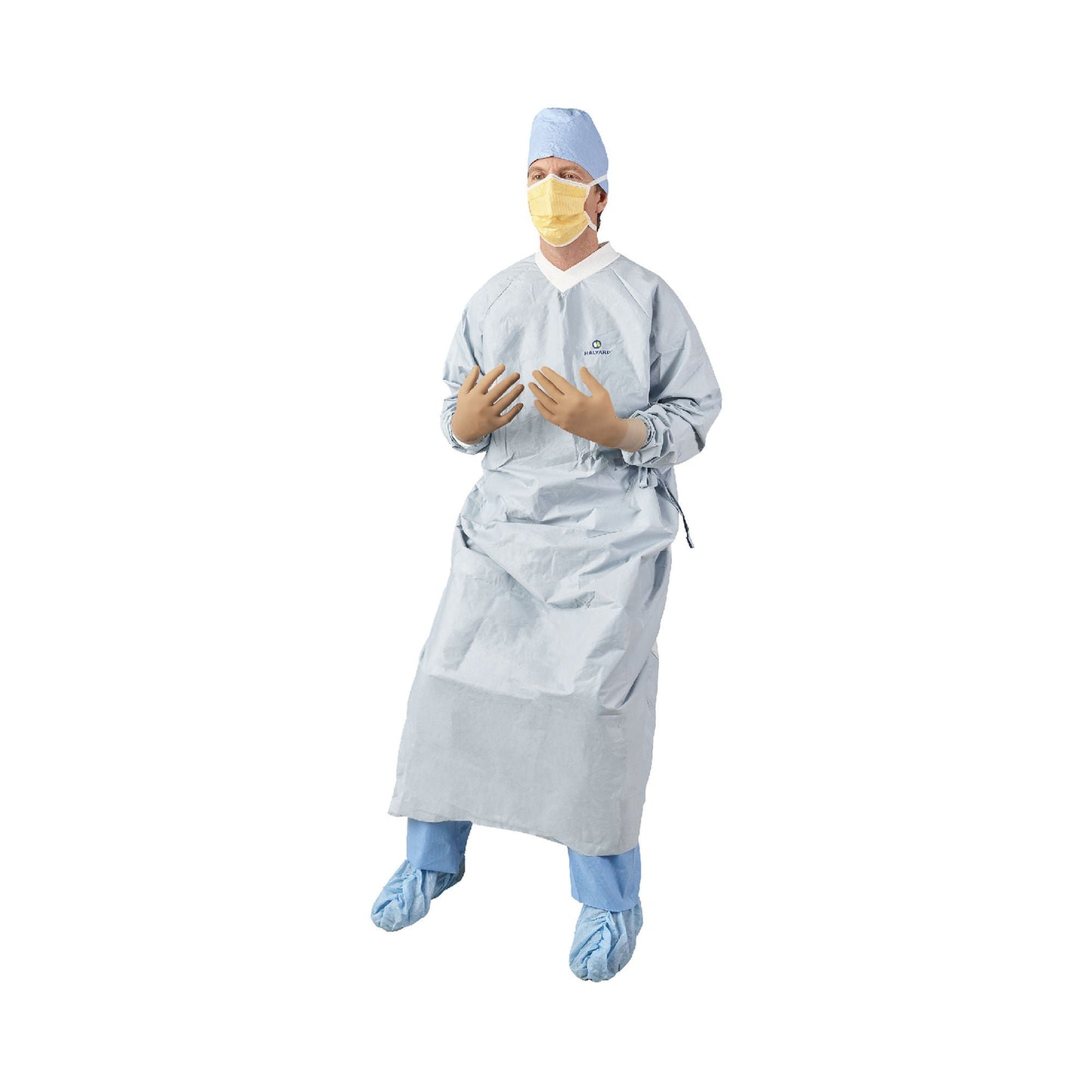 GOWN, SURG AERO CHROME AAMI 4 STR SLVR XLG (30/CS)
