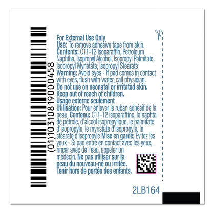 PAD, ADHSV TAPE REMOVER (100/BX)