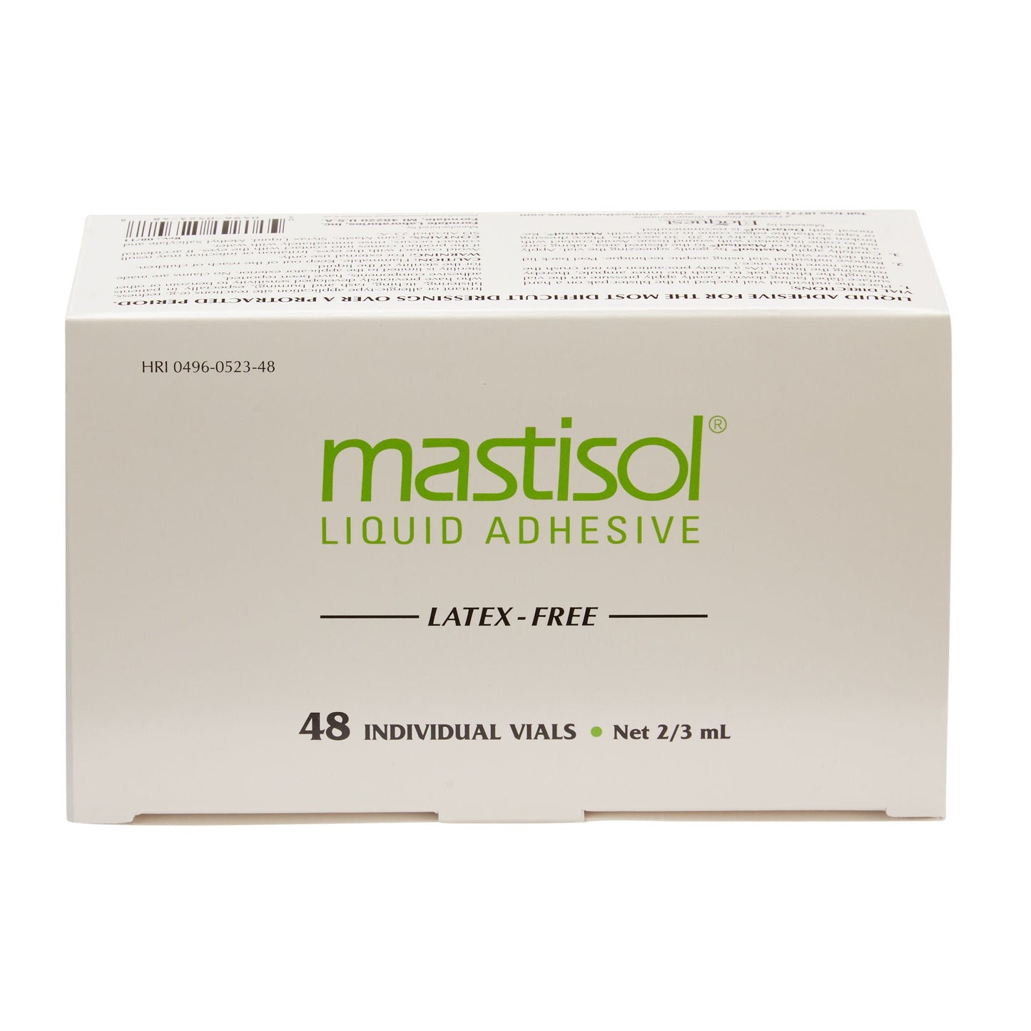 MASTISOL, LIQ ADH STR TIP 2/3CC (48/BX 12BX/CS)