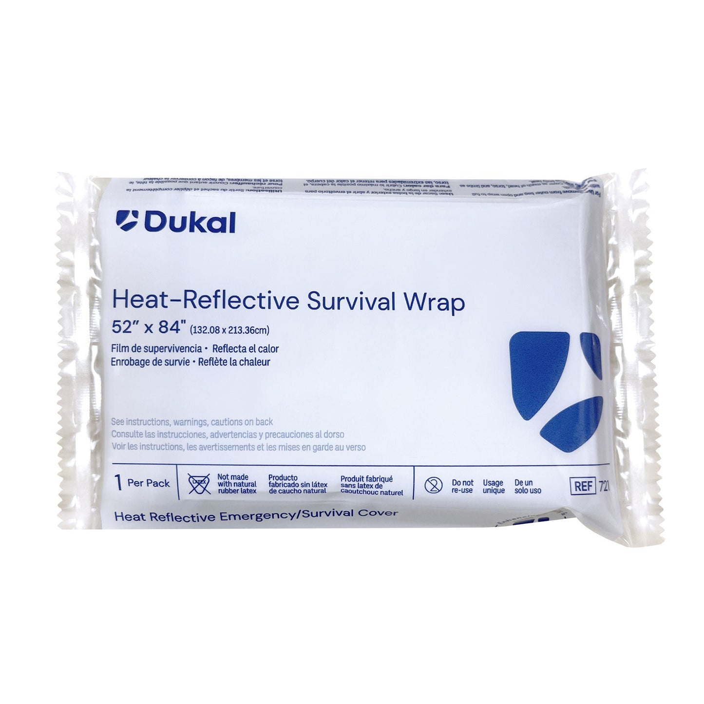 BLANKET, RESCUE DISP SLVR 52X84" (250/CS)