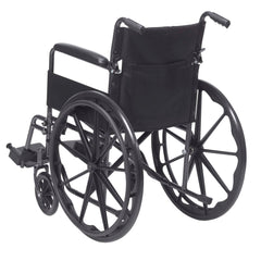 WHEELCHAIR, SILVER SPORT 18" SSWING REST 6ARM D/S