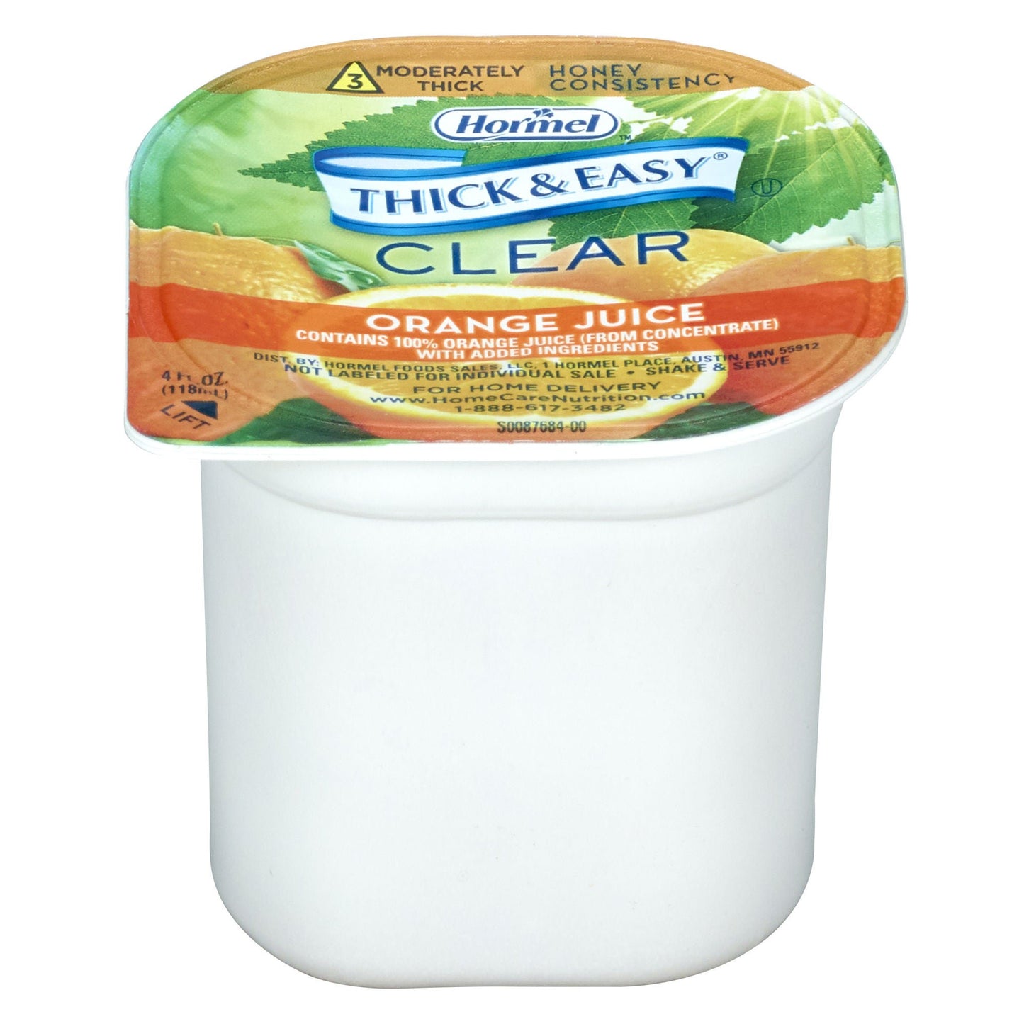 THICK & EASY, JUICE THICKENED ORG HONEY 4OZ (24/CS DMNDCR