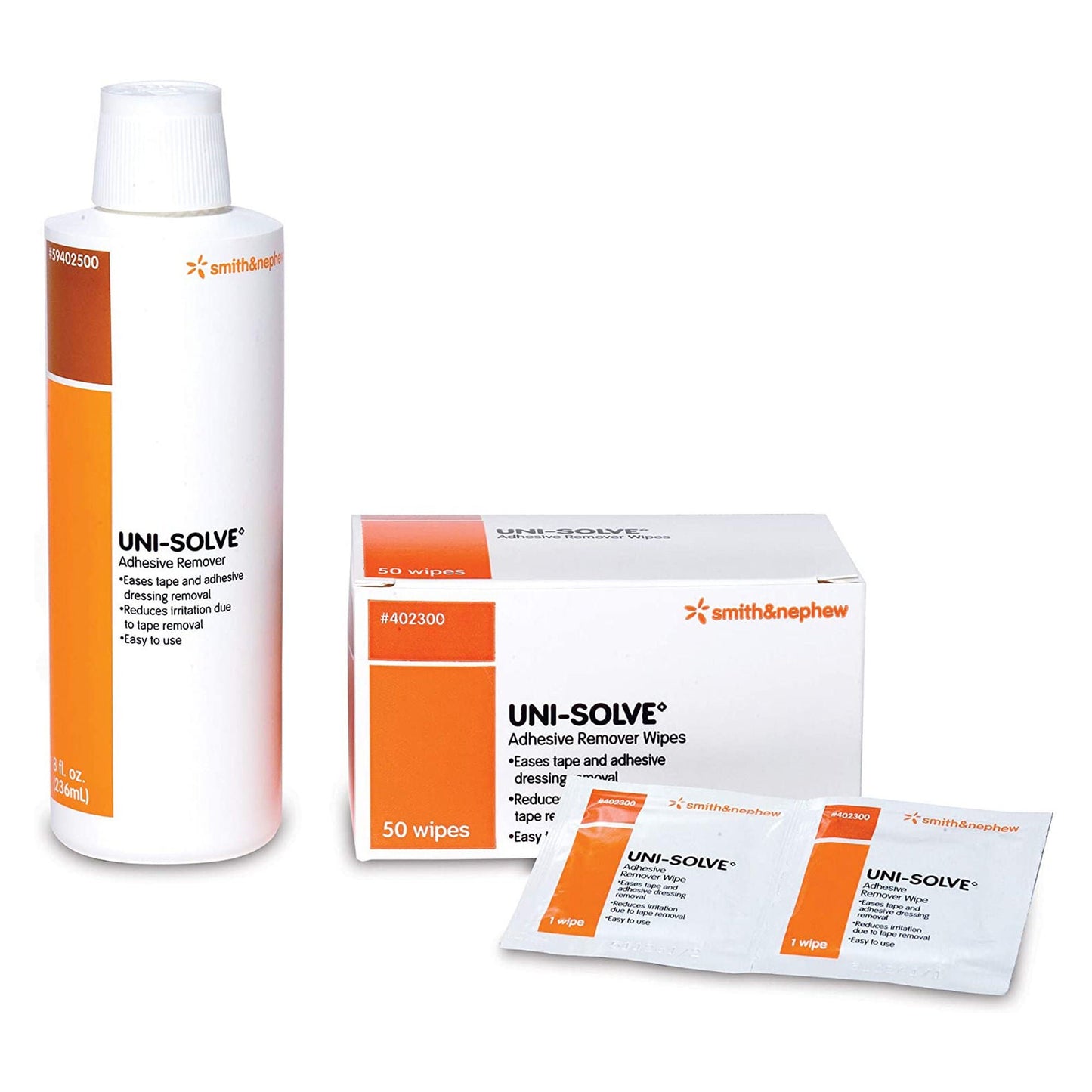 WIPE, ADHSV REMOVER UNI-SOLVE (50/BX)