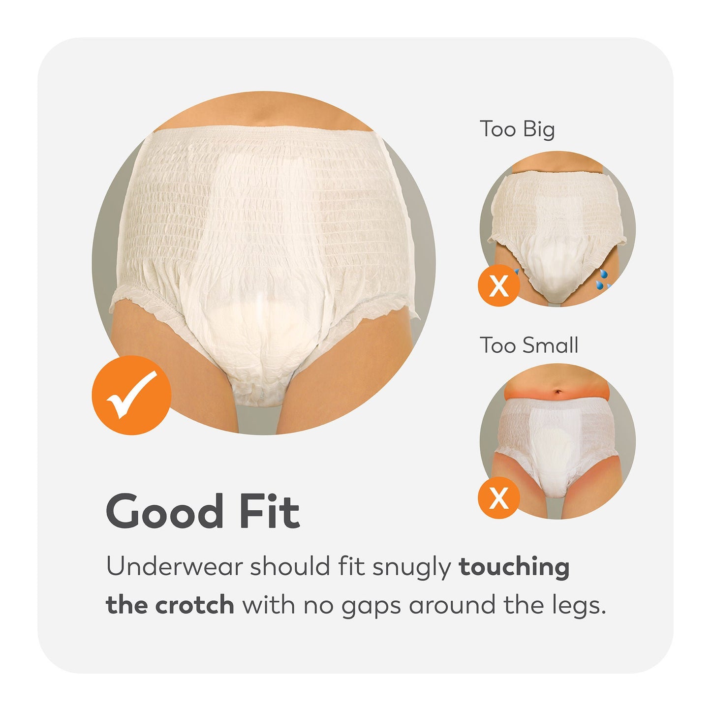 UNDERWEAR, TRANQUILITY OVERNT XLG 48"-66" (14/BG 4