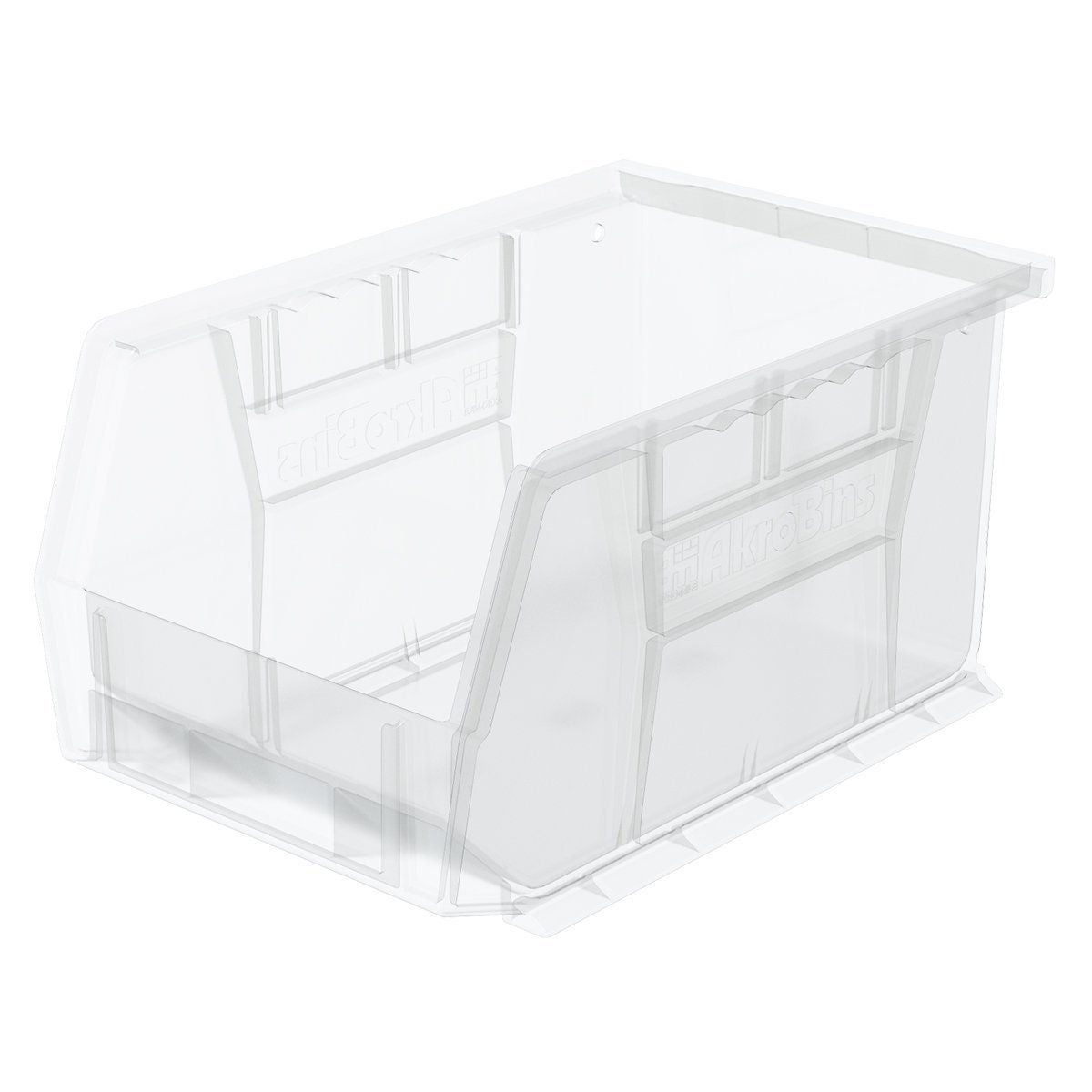 BIN, STORAGE STACKABLE SEMI CLR 9 1/4X6X5" (12/CS)