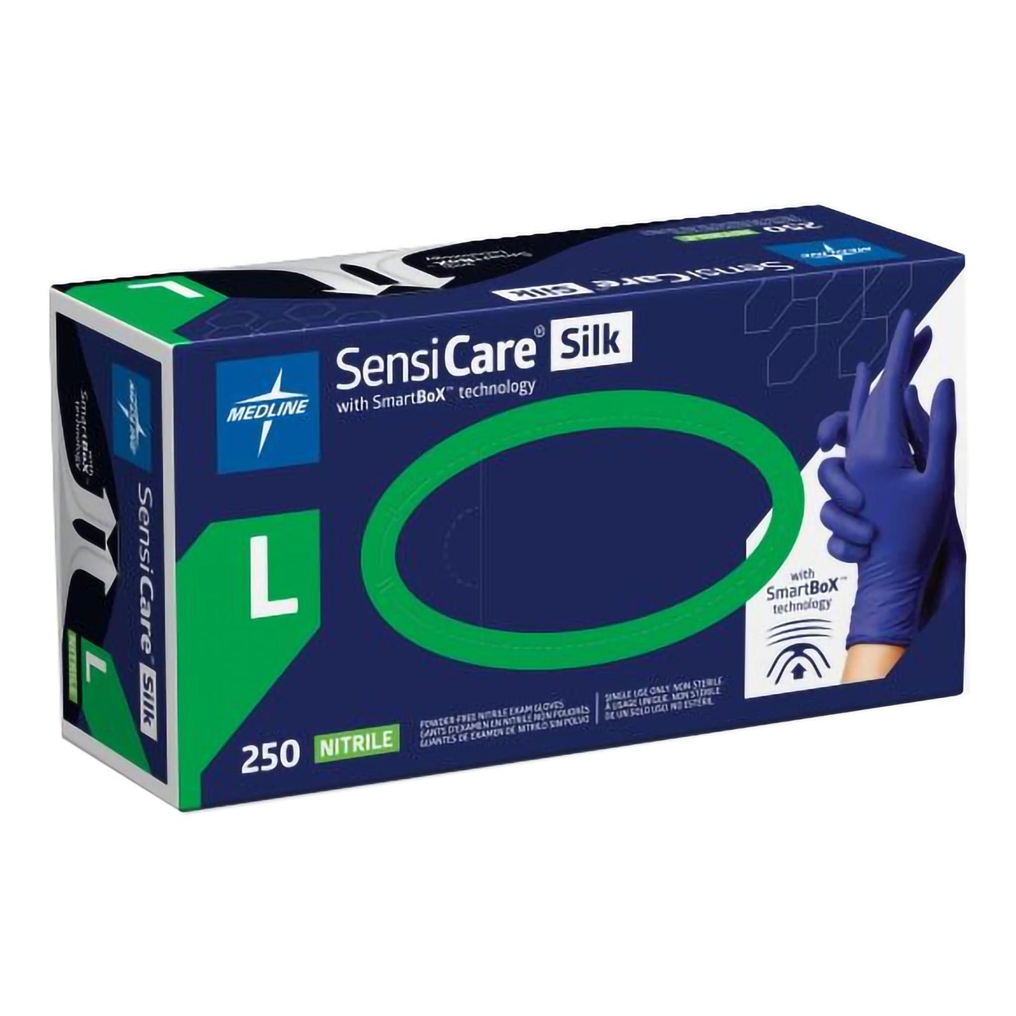 GLOVE, EXAM NITRL LG N/S (250/BX 10BX/CS)