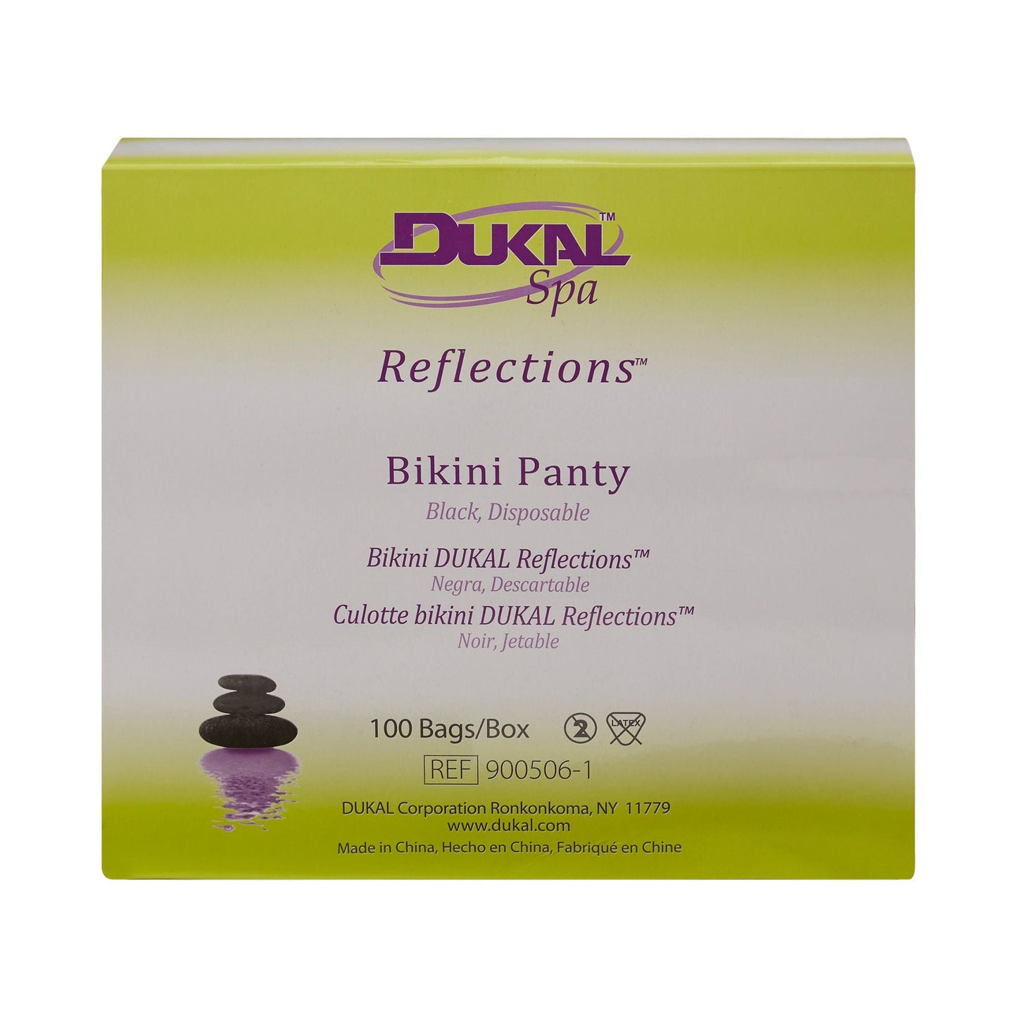 PANTY, UNDERGARMENT SPA BLK (1/BG 100BG/BX 10BX/CS)