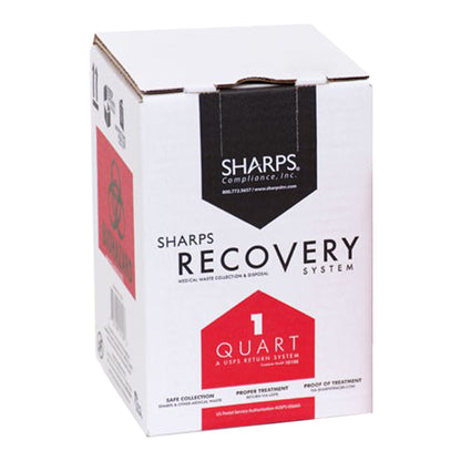 CONTAINER, SHARPS MAILBACK 1QT(12/CS)
