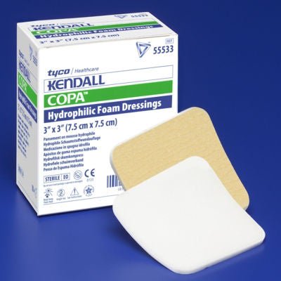 DRESSING, KENDALL ISLAND FM 8"X8" 6"X6" PAD (10/BX 5BX/CS)