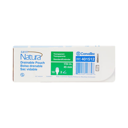 POUCH, DRN 12" TRAN 1 3/4" (10/BX)