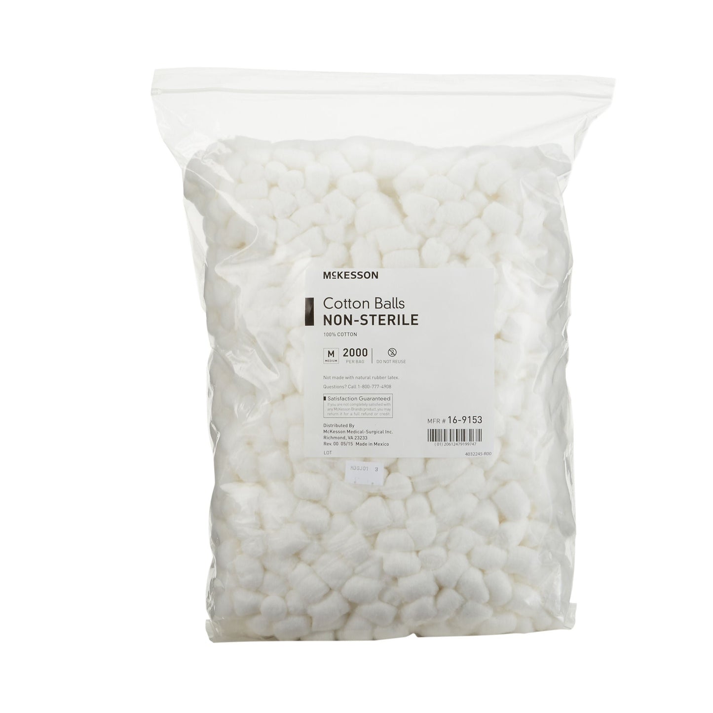 COTTON BALL, MED N/S (2000/BG 2BG/CS)