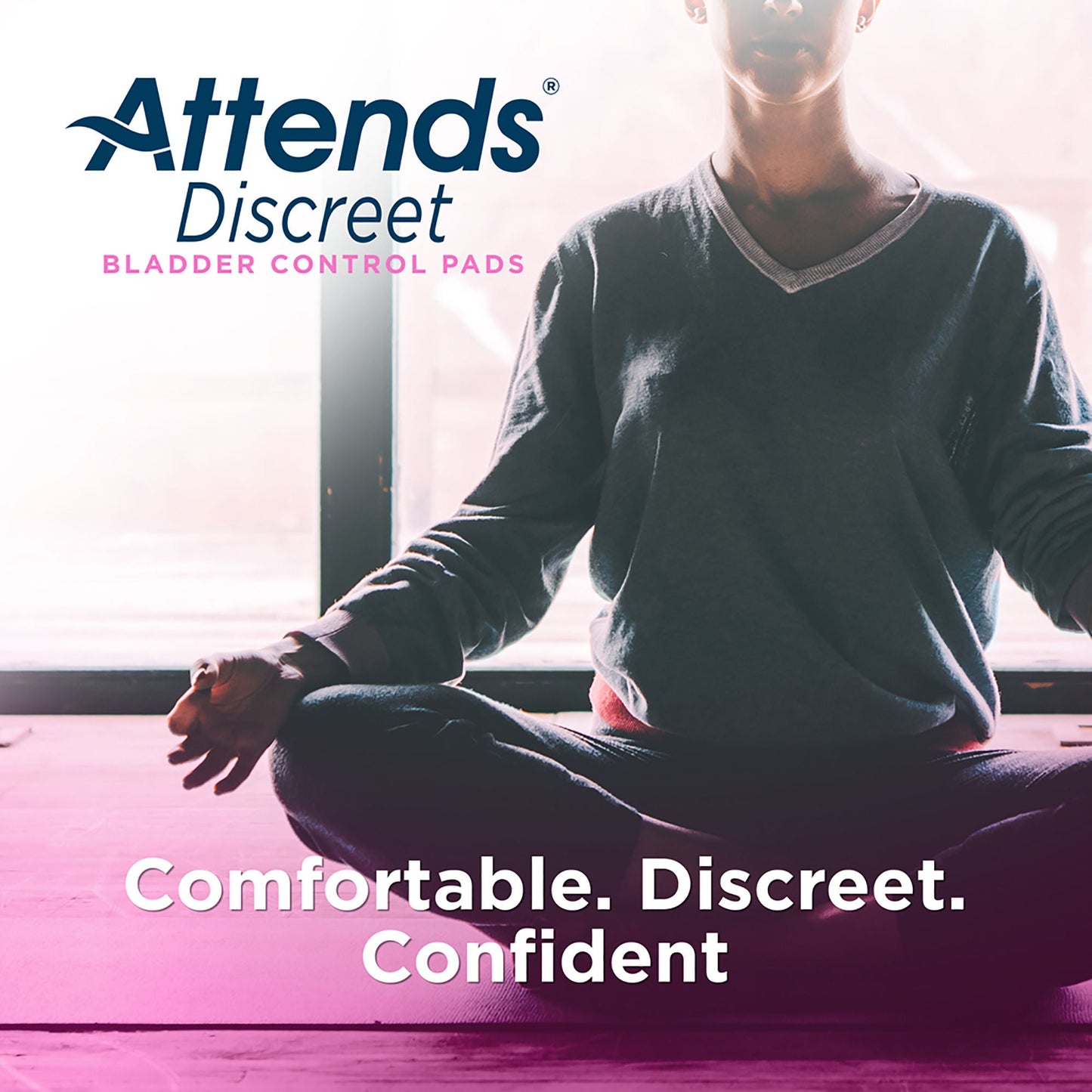 PAD, BLADDER CNTRL ATTENDS DISCREET ULTRATHIN (20/BG 24BG/CS