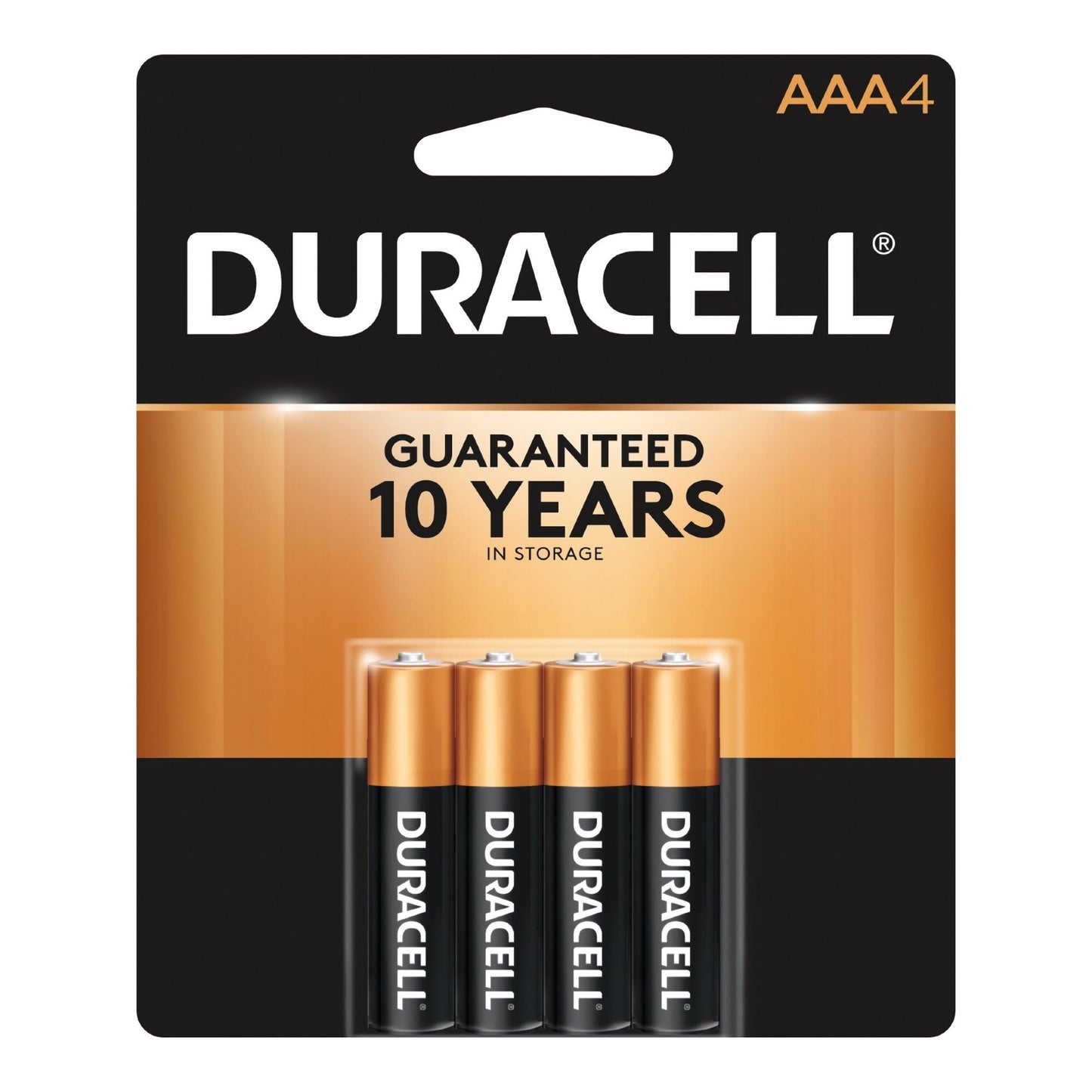 BATTERY, DURCELL ALKALINE AAA (4/PK)