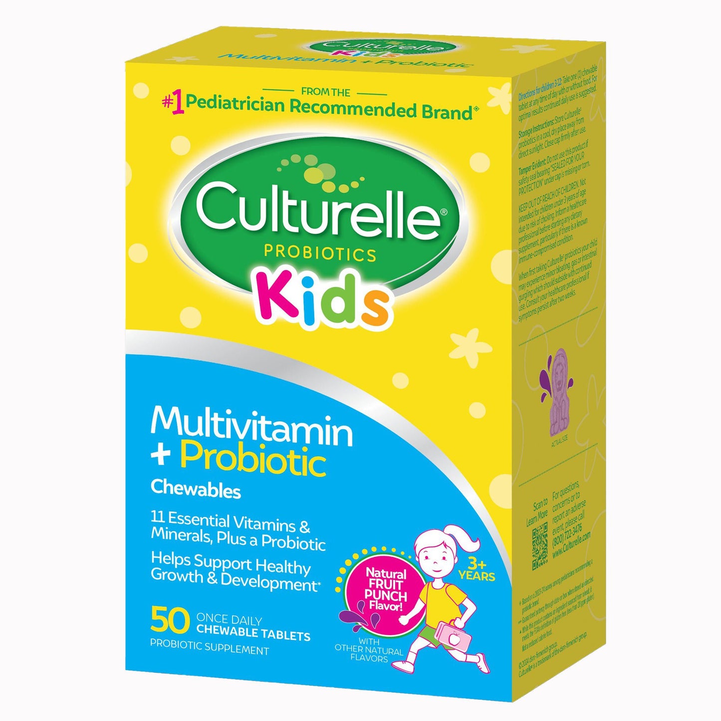 SUPPLEMENT, TAB CULTURELLE KIDMULTI-VITMN (50/BX 24BX/CS)