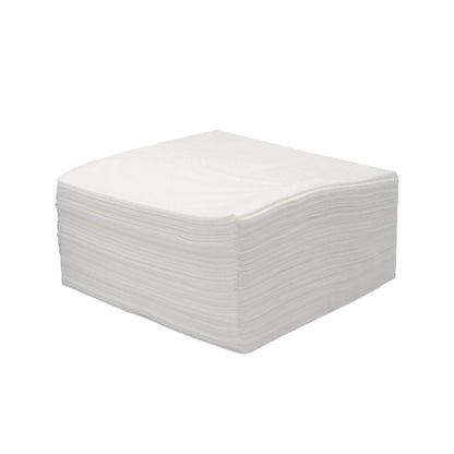 NAPKINS, LUNCH 1PLY 1/4 FOLD WHT 13X11.8" (500/PK 12PK/CS)