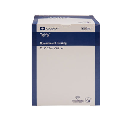 DRESSING, TELFA STR 3"X4" N/ADH (100/CT 24CT/CS)