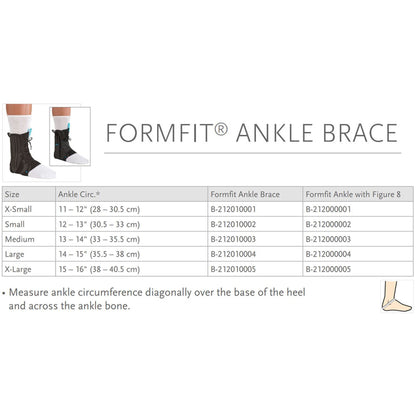 ANKLE BRACE, EXOFORM FIGURE-8 STRAPS SM
