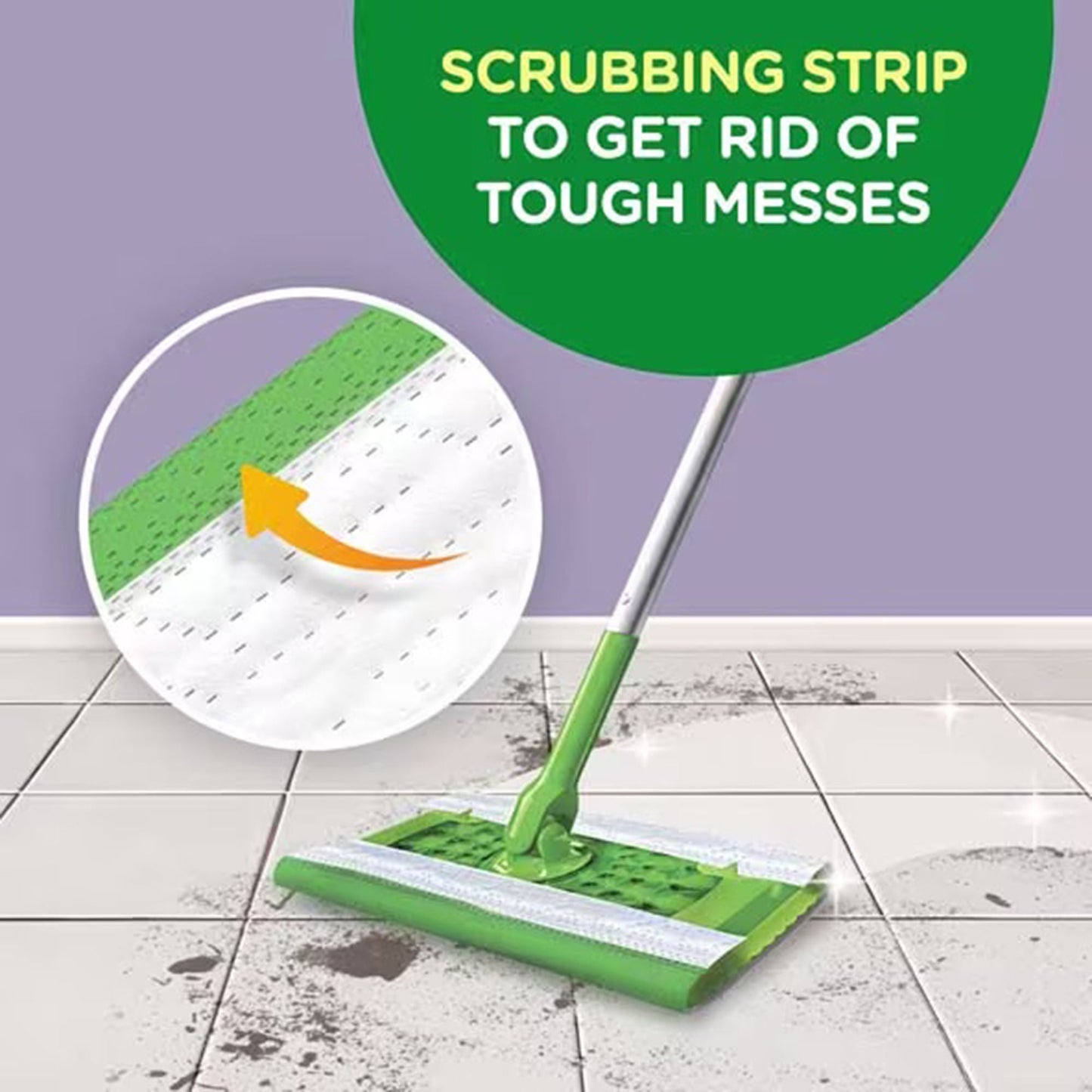 CLOTH, SWIFFER WET FRESH SCENTREFILL WHT 8X10" (12BX 6BX/CS)