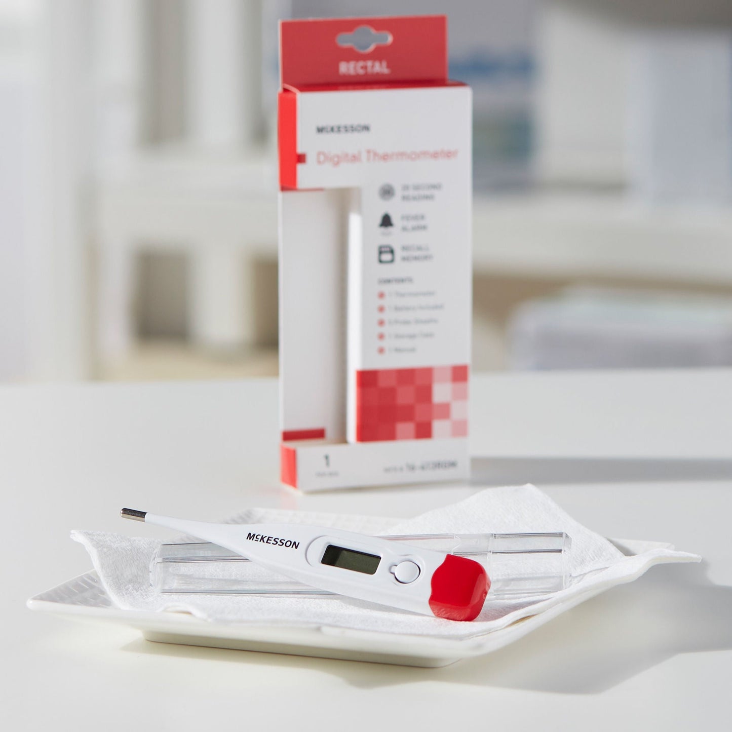 THERMOMETER, DIGITAL RECTAL LF(12/BX)