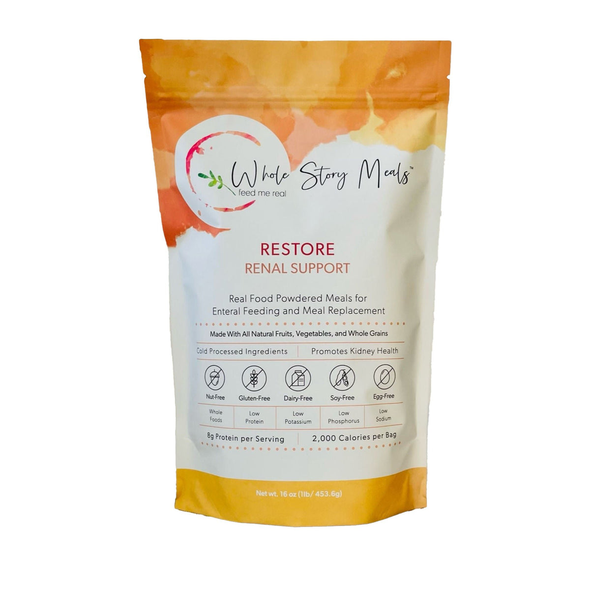 FOOD, POWDERED RESTORE RENAL SUPPORT 16OZ (30/CS)