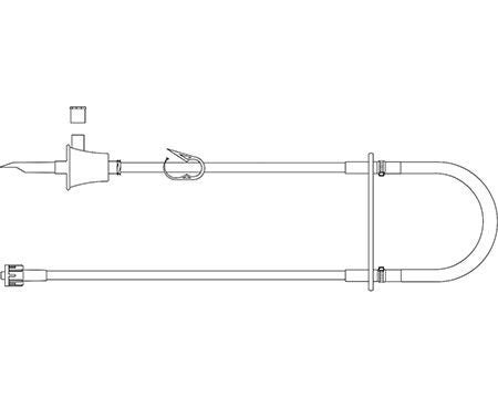 TUBING SET, IV PUMP (10/PK) SGL LEAD HIGH VOLUME