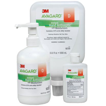 ANTISEPTIC, HAND W/MOISTURIZERS 3OZ (48/CS) 3M